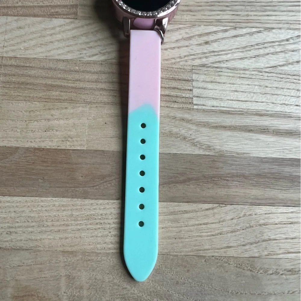 Justice girls digital cat ombre rhinestone watch NEW BATTERY